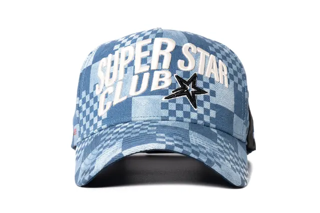 Gorra Cash Only Star Club Check Blue