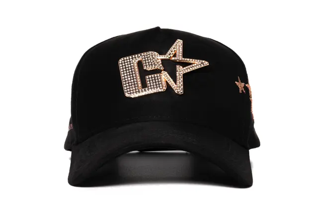 Gorra Cash Only Star Club Checker Gold